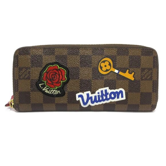 LOUIS VUITTON Portefeuille Clmence Ebene LV Stories - 505-080425 - Picture 1 of 11